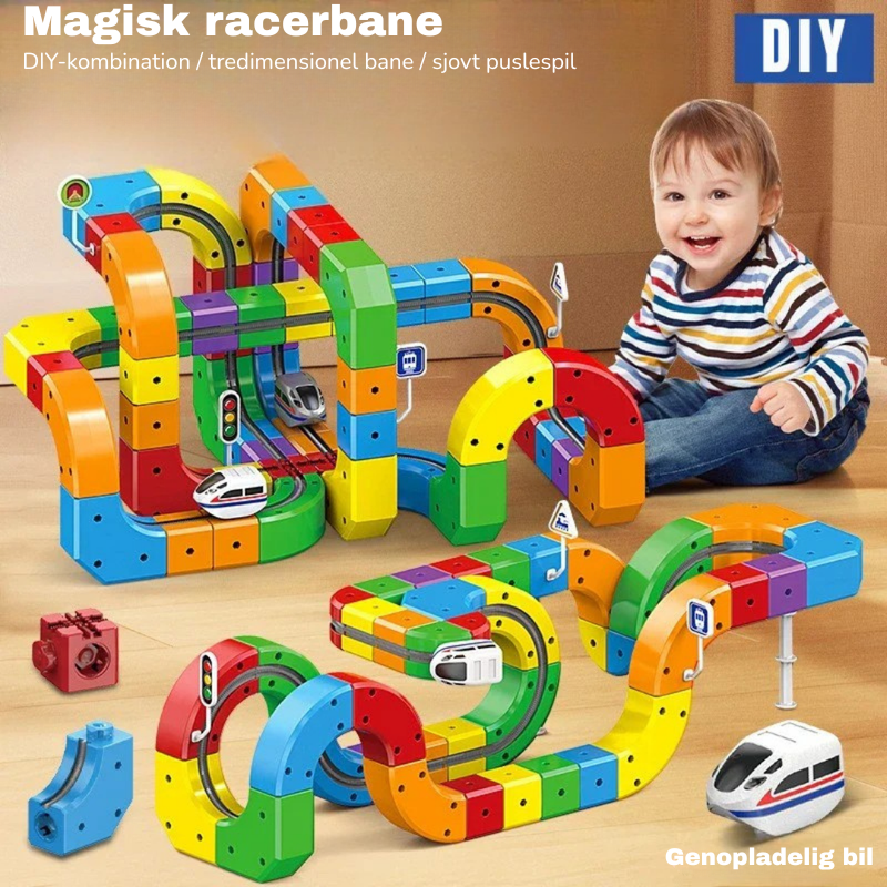 DIY Cube Track – Kreativ och Engagerande – Bygg Ditt Eget Leksakståg