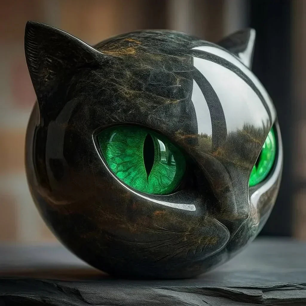 Ida | Mystical Black Cat Sculpture