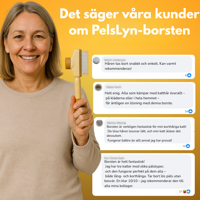 PälsLyn-borste™ – Den perfekta lösningen för pälsvård