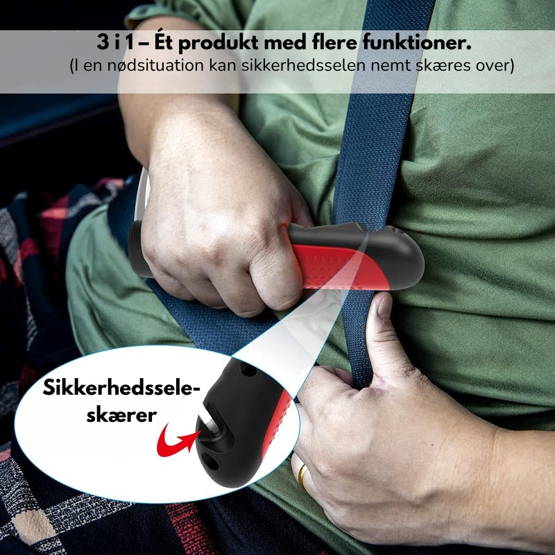 AutoStøtte™ – 3-i-1 Bilhandtag och Nödhjälp