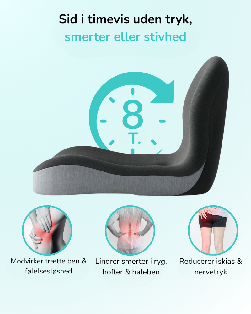 ErgoSæde™ - Sittkudde för Snabb Avlastning