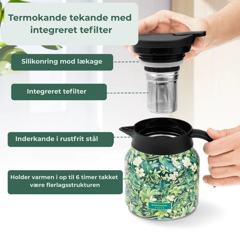TeBlomst™ Isolering Kanna – Brygg, Servera, Njut!