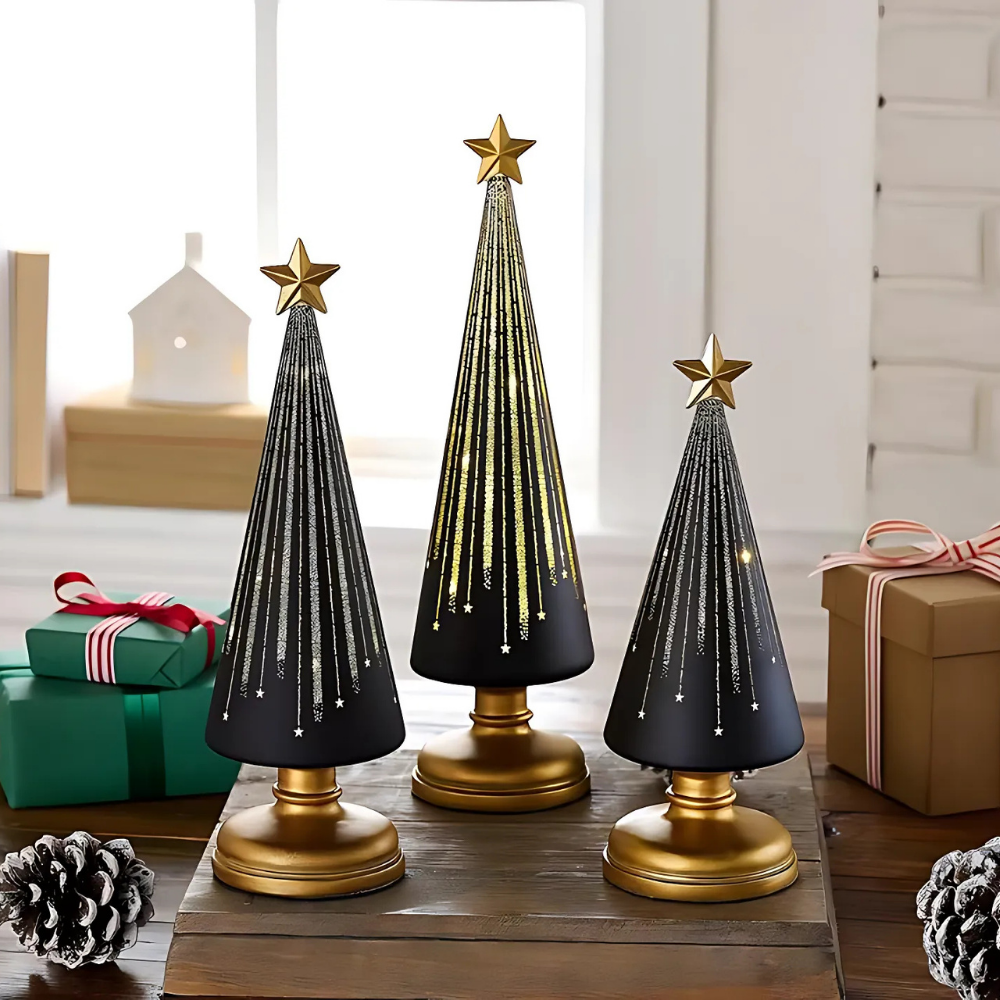 LysStjerne™ – Glowing Glass LED Christmas Tree