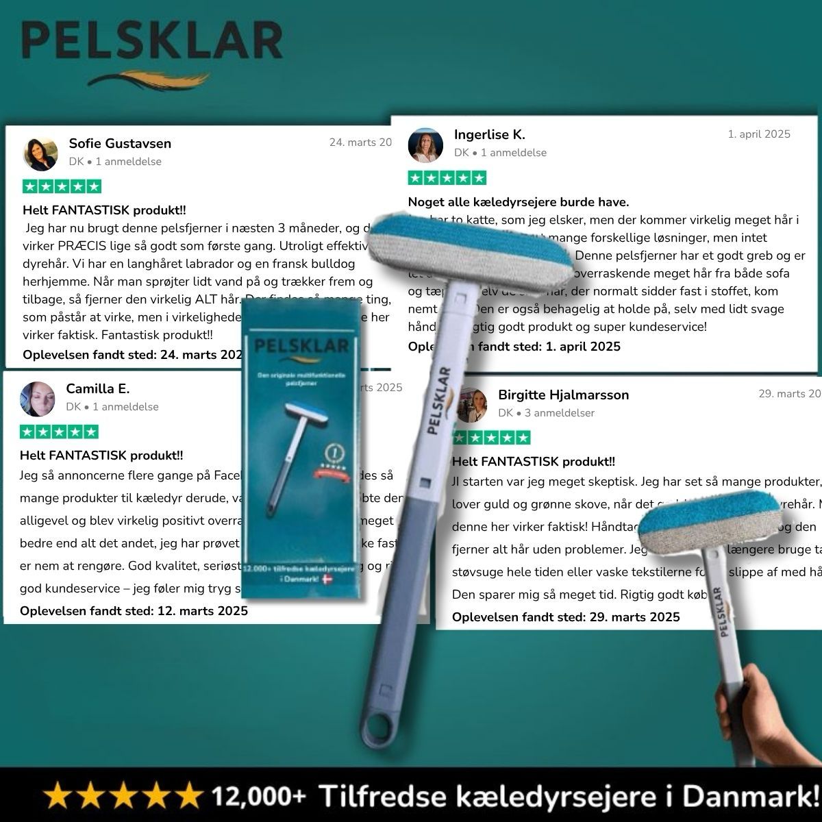 PelsKlar™ - Den Originala Multifunktions Pälsborttagaren