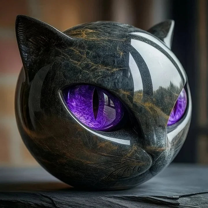 Ida | Mystical Black Cat Sculpture