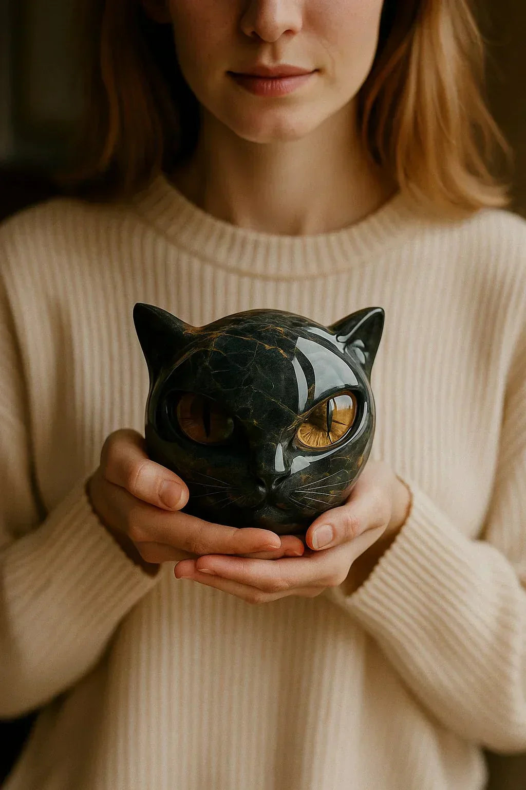 Ida | Mystical Black Cat Sculpture
