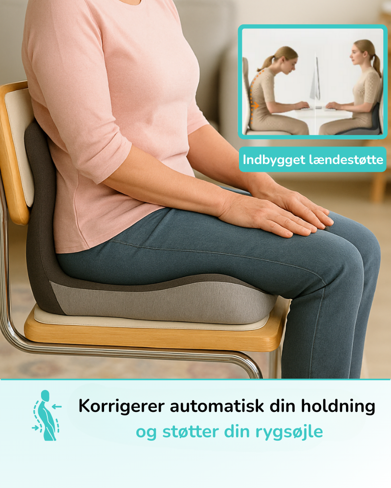 ErgoSæde™ - Sittkudde för Snabb Avlastning