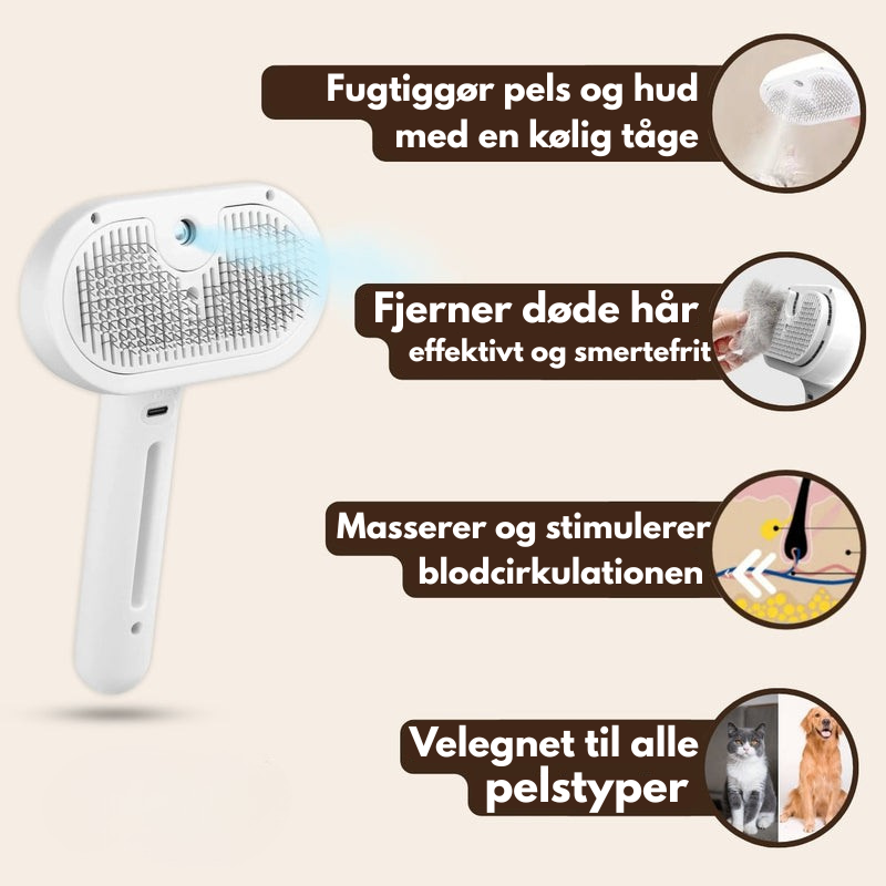 MistBrush™ – Fuktar, masserar och avlägsnar hår utan smärta