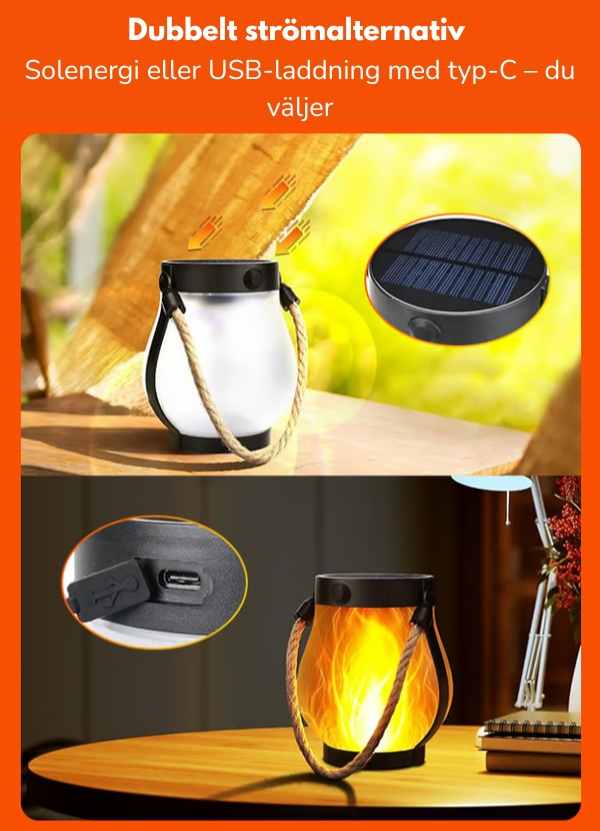 Glödflamme – lanternan med den tidlösa flamman