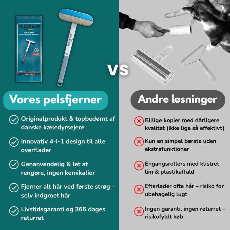 PelsKlar™ - Den Originala Multifunktions Pälsborttagaren