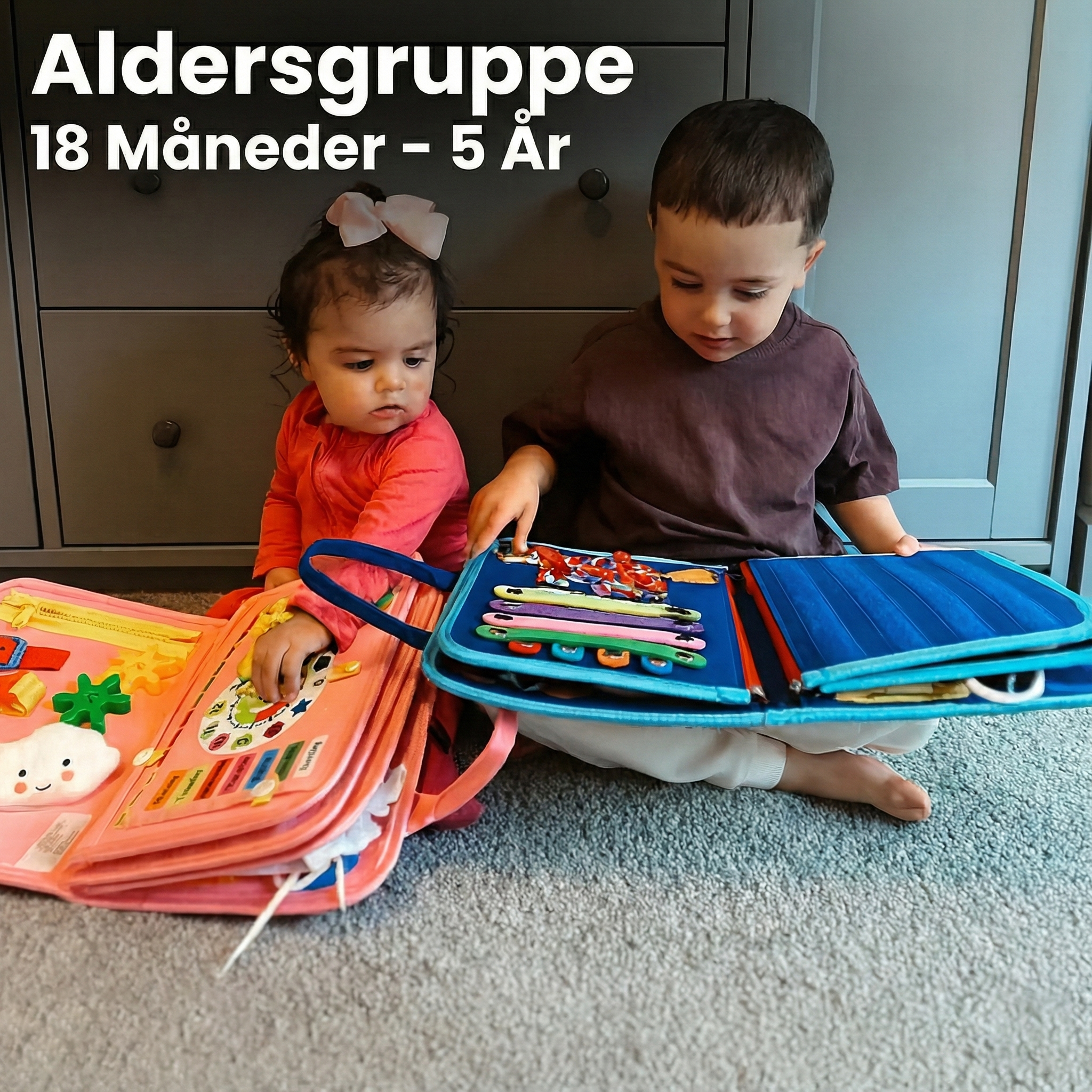 FærdiGo - Montessori Sensory Travel Busy Board