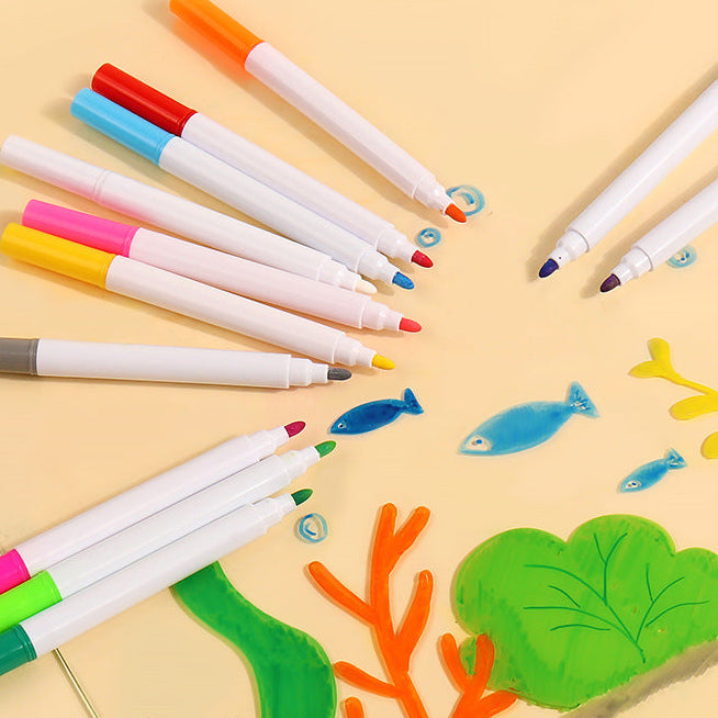 12-pack Färgglada Pennor för Luminösa LED Ritplattor