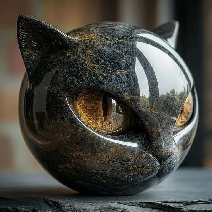 Ida | Mystical Black Cat Sculpture