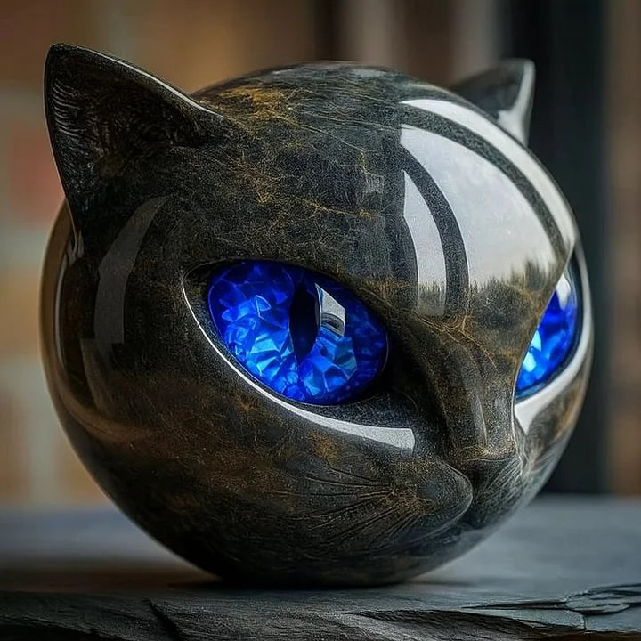 Ida | Mystical Black Cat Sculpture